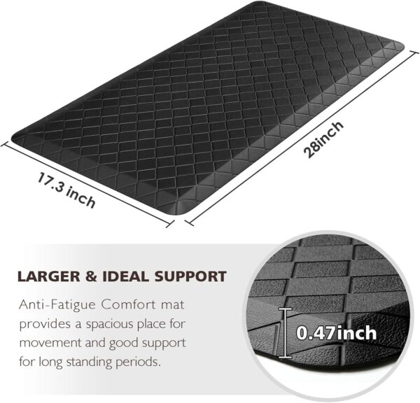 Limited Time Deal !HappyTrends Floor Mat Cushioned Anti-Fatigue - Image 7