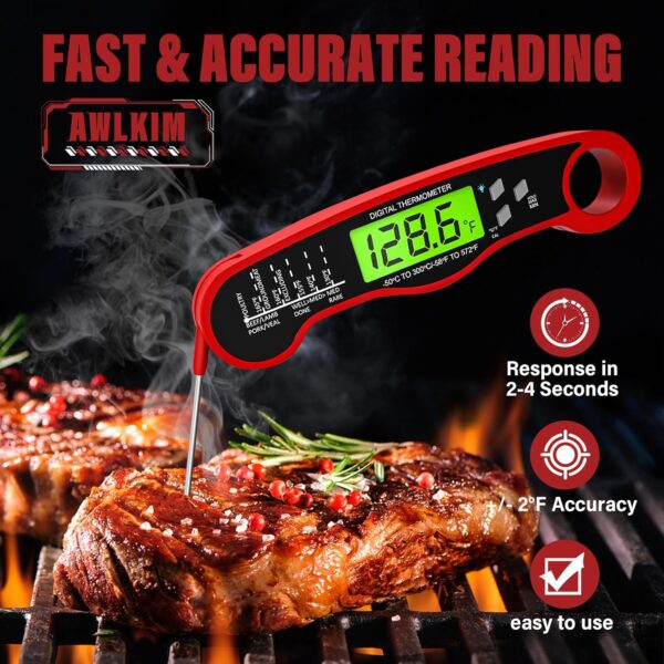 Limited Time Deal! Digital Meat Thermometer for Cooking - Image 2