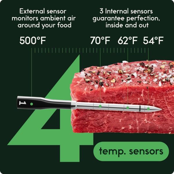 Limited Time Deal! CHEF iQ Sense Smart Wireless Meat Thermometer - Image 3