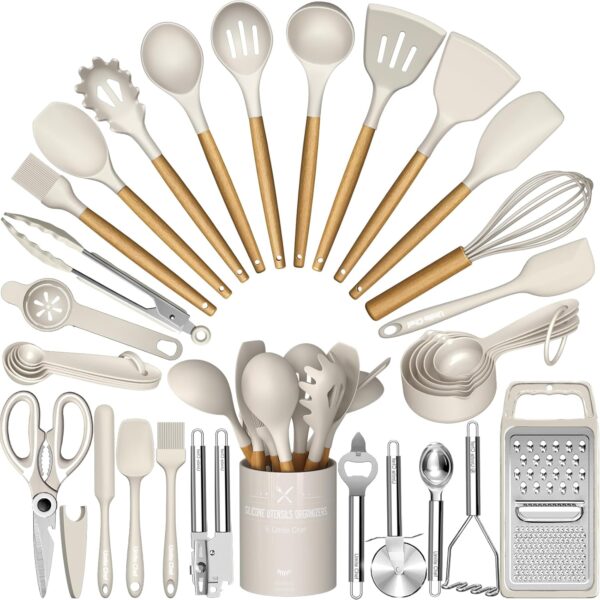 Limited Time Deal! Umite Chef Silicone Kitchen Utensil Set