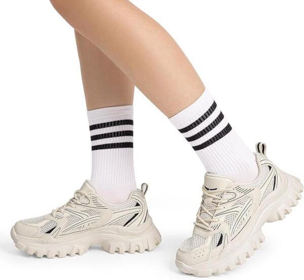 Limited Time Deal! DREAM PAIRS Women's Platform Chunky Fashion Sneakers - Image 7