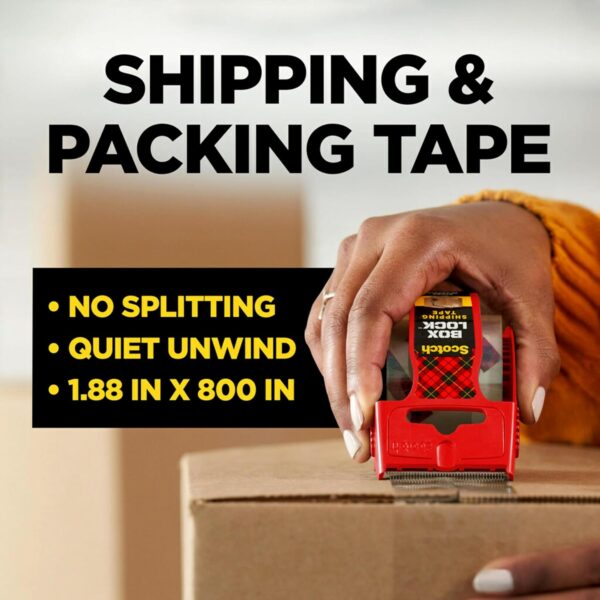 Limited Time Deal  49% OFF! Scotch Box Lock Packaging Tape - Image 3