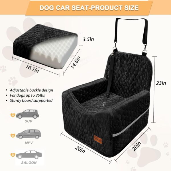 Limited Time Deal 50% OFF! Dog Car Seat for Small/Medium Dog - Image 3