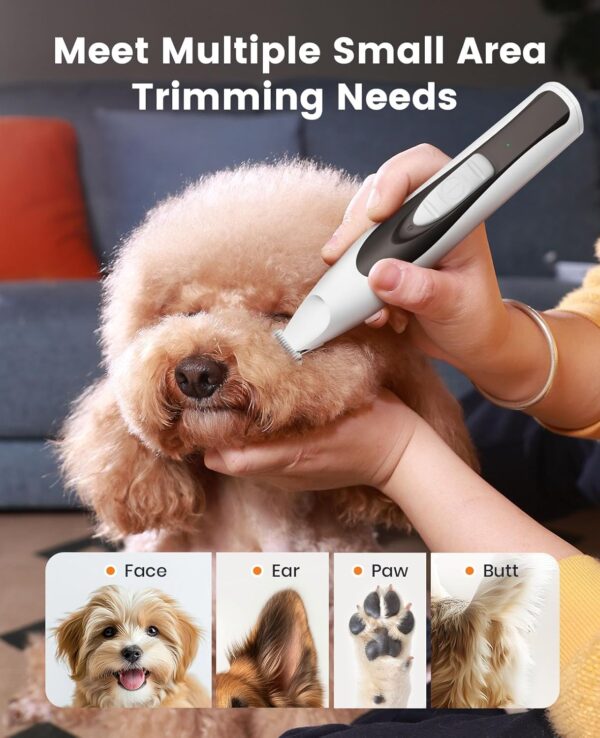 Limited Time Deal 45% OFF! oneisall Low Noise Dog Paw Trimmer - Image 6