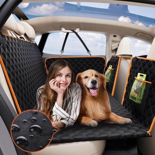 Limited Time Deal 70%OFF! Hard Bottom Holds 420LBS, Dog Car Seat Cover