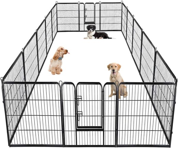 Limited Time Deal 35%OFF! BestPet Dog Playpen Indoor 40 inch 16 Panels