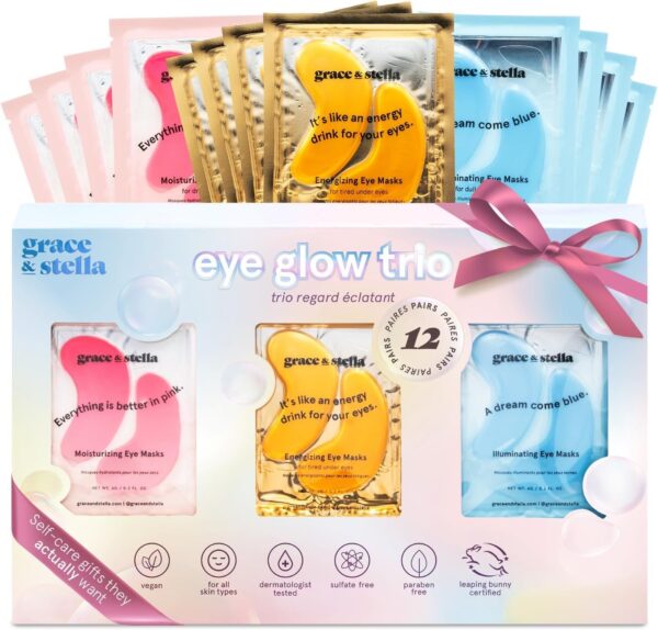 Limited Time Deal 44%OFF! grace & stella Under Eye Patches - Birthday Gifts - Image 2
