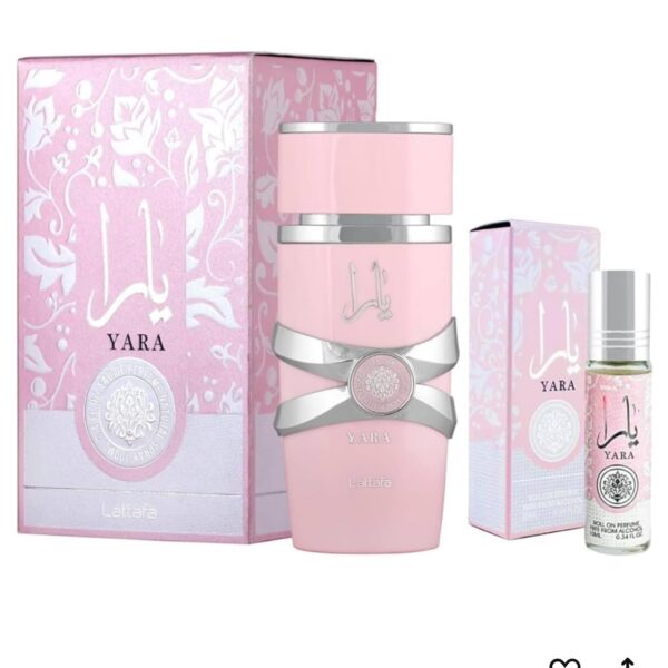 Limited Time Deal 39%OFF! Lattafa Yara EDP 3.4 Fl Oz + Yara Perfume Oil