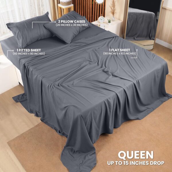 Limited Time Deal 50%OFF! Utopia Bedding Queen Bed Sheets Set - Image 3