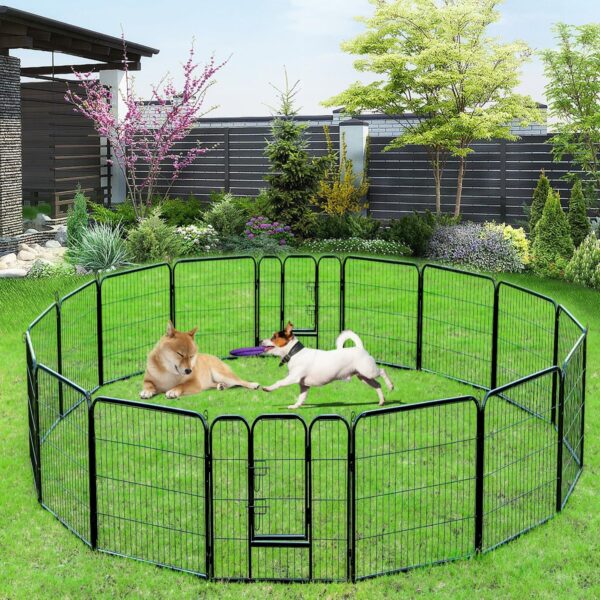 Limited Time Deal 35%OFF! BestPet Dog Playpen Indoor 40 inch 16 Panels - Image 3