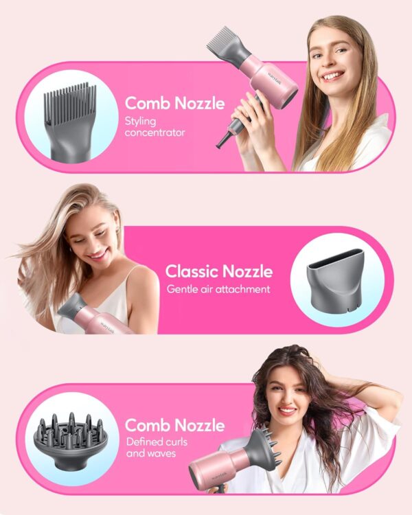 Limited Time Deal 42%OFF! Wavytalk Hair Dryer, Blown Away Ionic Hair Dryer - Image 5