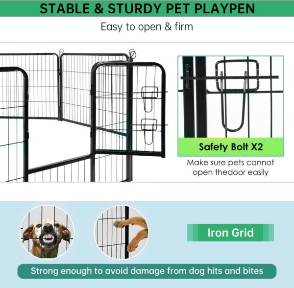 Limited Time Deal 35%OFF! BestPet Dog Playpen Indoor 40 inch 16 Panels - Image 5
