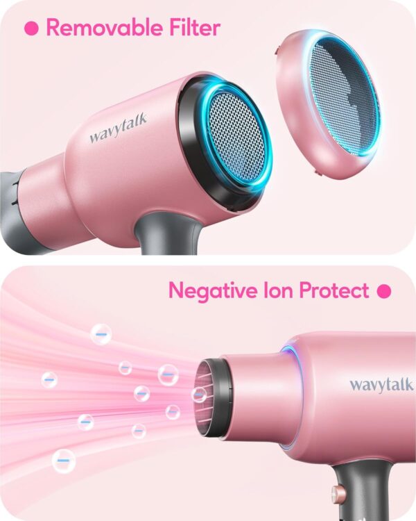 Limited Time Deal 42%OFF! Wavytalk Hair Dryer, Blown Away Ionic Hair Dryer - Image 6