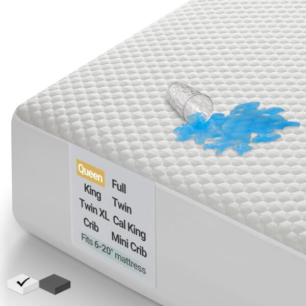 Limited Time Deal 49%OFF! Ohgeni 100% Waterproof Mattress Protector