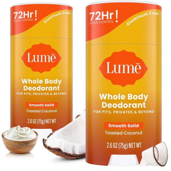 Limited Time Deal 41%OFF! Lume Whole Body Deodorant - Smooth Solid Stick