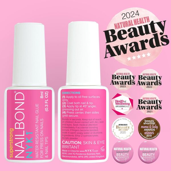 Limited Time Deal 44%OFF! Super Strong Nail Glue for Press On Nails, Nail Tips & Acrylic Nails - Image 3