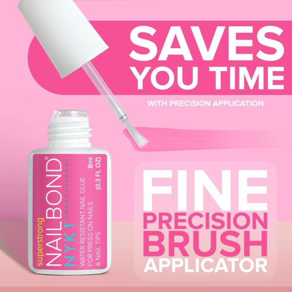 Limited Time Deal 44%OFF! Super Strong Nail Glue for Press On Nails, Nail Tips & Acrylic Nails - Image 4