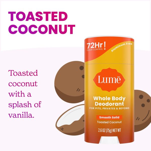 Limited Time Deal 41%OFF! Lume Whole Body Deodorant - Smooth Solid Stick - Image 4