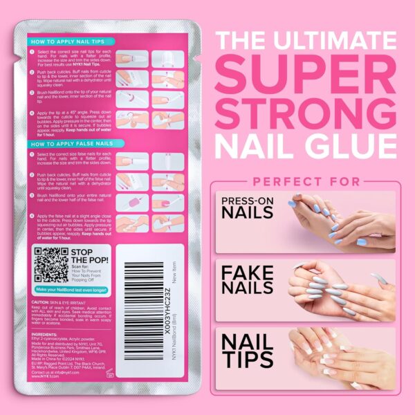 Limited Time Deal 44%OFF! Super Strong Nail Glue for Press On Nails, Nail Tips & Acrylic Nails - Image 5