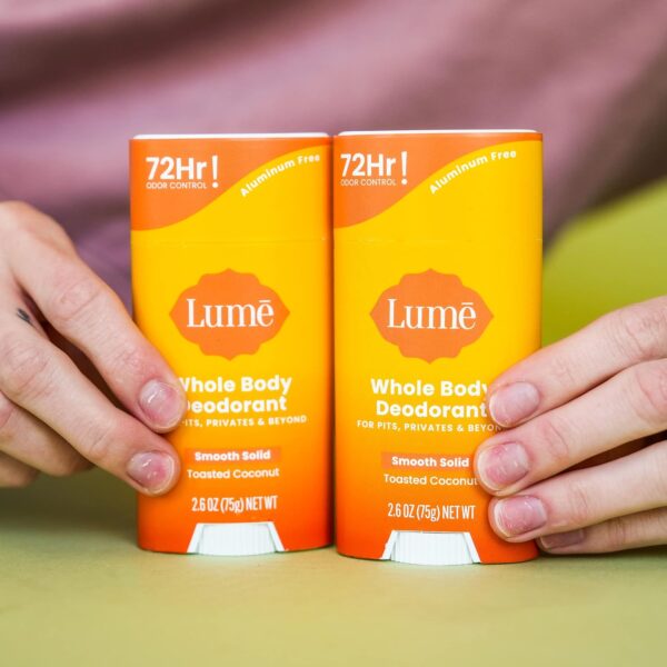 Limited Time Deal 41%OFF! Lume Whole Body Deodorant - Smooth Solid Stick - Image 5