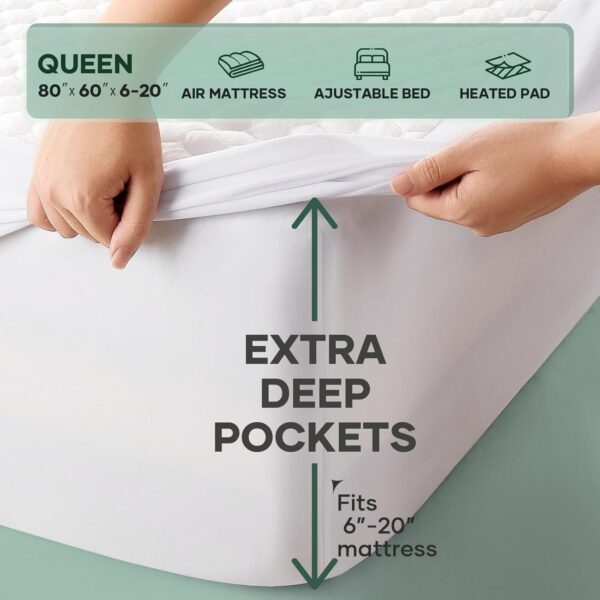 Limited Time Deal 49%OFF! Ohgeni 100% Waterproof Mattress Protector - Image 6