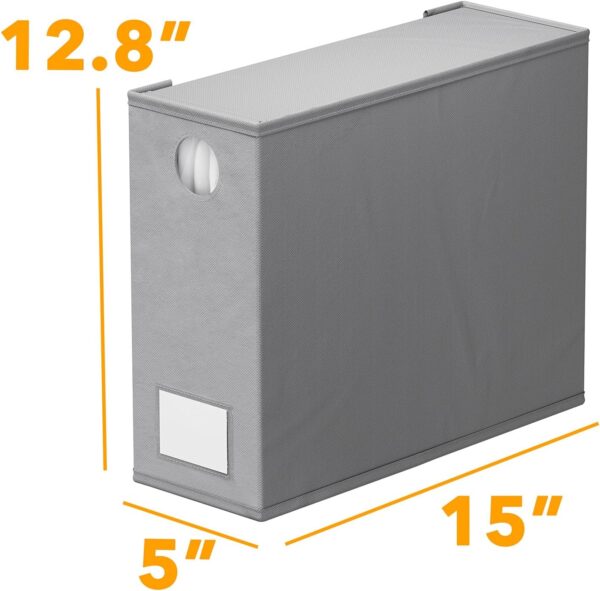 Limited Time Deal 40%OFF! SpaceAid 4 Pack Bed Sheet Organizers and Storage, Foldable Sheet Organizer - Image 8