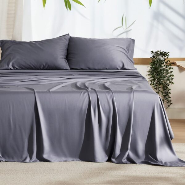 Limited Time Deal 58%OFF! Bedsure Queen Sheet Set, Cooling Sheets for Queen Size Bed Set