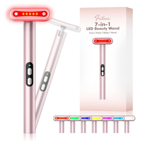 Limited Time Deal 43%OFF! Red-Light-Therapy-for-Face, 7 in 1 LED Light Therapy Eye Equipment