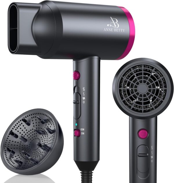 Limited Time Deal 50%OFF! Ionic Hair Dryer with Diffuser