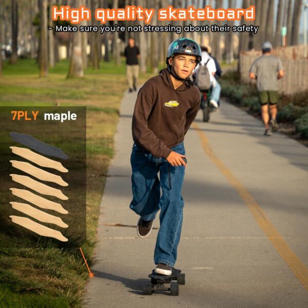 Limited Time Deal 30%OFF! MEEPO Campus/V3S/V5/ER/ENVY Electric Skateboard with Remote - Image 3