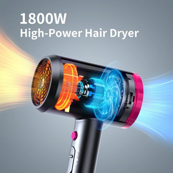 Limited Time Deal 50%OFF! Ionic Hair Dryer with Diffuser - Image 3