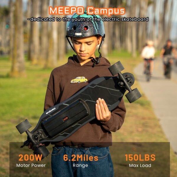 Limited Time Deal 30%OFF! MEEPO Campus/V3S/V5/ER/ENVY Electric Skateboard with Remote - Image 4