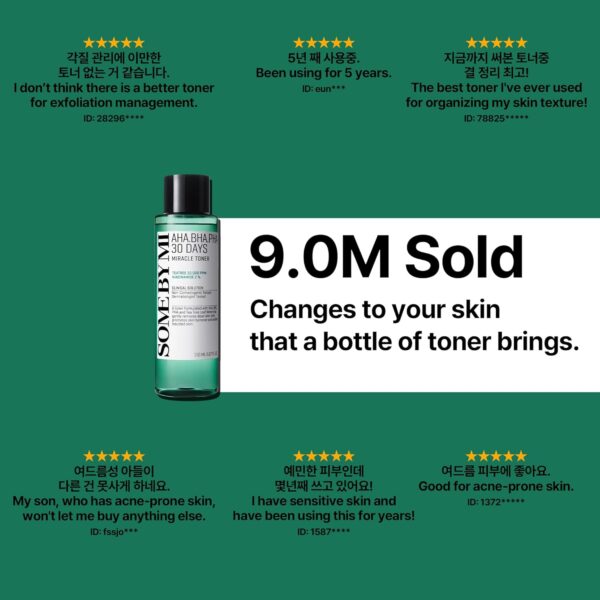 Limited Time Deal 53%OFF! SOME BY MI AHA BHA PHA 30 Days Miracle Toner - Image 4