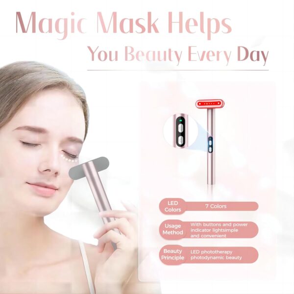 Limited Time Deal 43%OFF! Red-Light-Therapy-for-Face, 7 in 1 LED Light Therapy Eye Equipment - Image 5