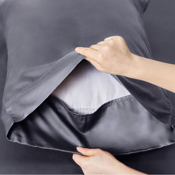 Limited Time Deal 58%OFF! Bedsure Queen Sheet Set, Cooling Sheets for Queen Size Bed Set - Image 7