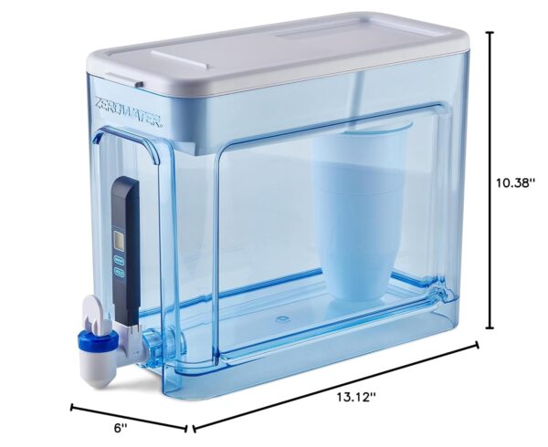 Limited Time Deal 35%OFF! ZeroWater 32-Cup Ready-Read 5-Stage Water Filter Pitcher Dispenser with 5-Stage - Image 9