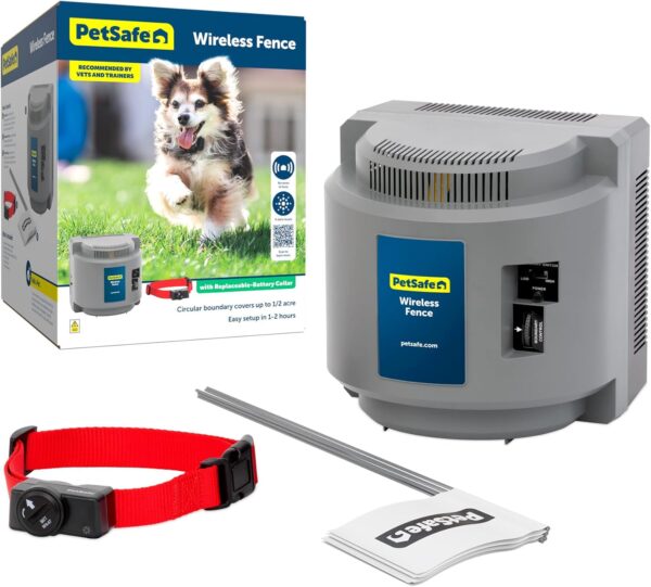 Limited Time Deal 50%OFF! PetSafe Original Wireless Electric Fence for Dogs