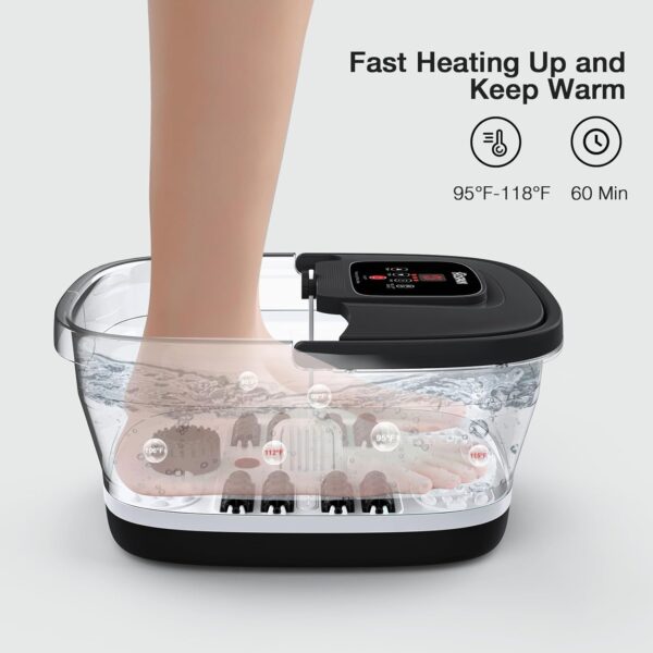 Limited Time Deal 33%OFF! HOSPAN Collapsible Foot Spa with Heat - Image 4