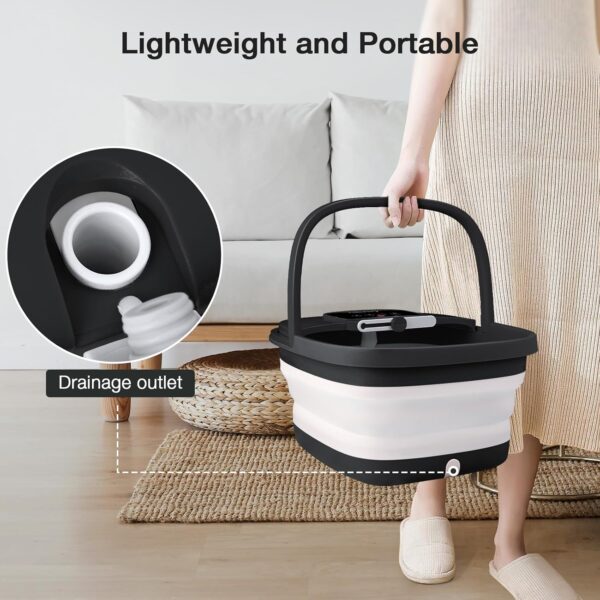 Limited Time Deal 33%OFF! HOSPAN Collapsible Foot Spa with Heat - Image 5