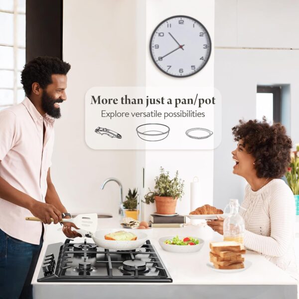Limited Time Deal 42%OFF! 19 Pcs Pots and Pans Set Non Stick Ceramic Cookware Set - Image 7
