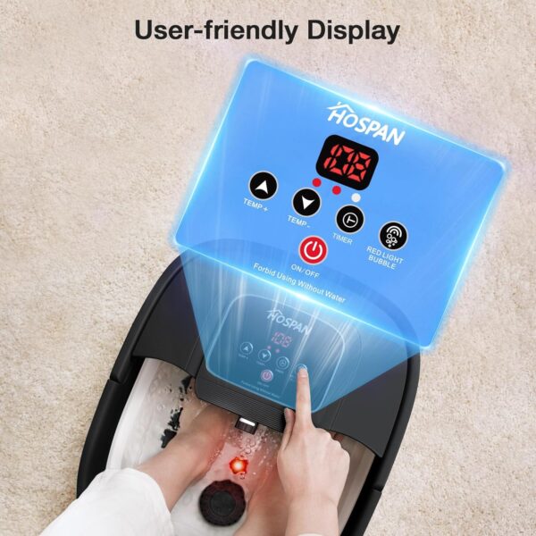 Limited Time Deal 33%OFF! HOSPAN Collapsible Foot Spa with Heat - Image 8