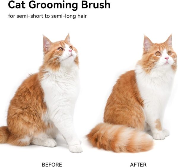 Limited Time Deal 36%OFF! aumuca Cat Brush for Shedding, Cat Brushes for Indoor Cats - Image 8