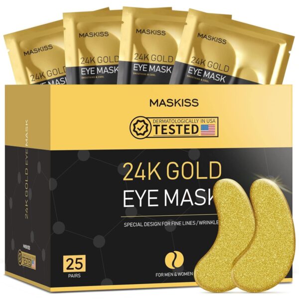 Limited Time Deal 36%OFF! 24k Gold Under Eye Patches (25 Pairs)