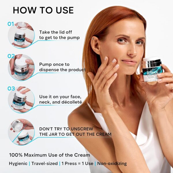 Limited Time Deal 47%OFF! REMEDIAL PAX Face Moisturizer Retinol Cream - Image 8