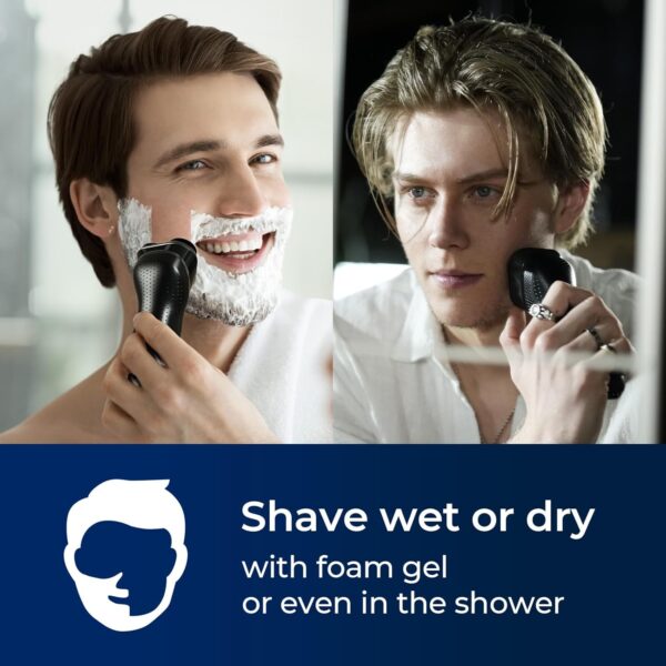 Limited Time Deal 88%OFF! Cordless Electric Razor for Men: 3-in-1 Shaver for Beard/Nose/Sideburns - Image 8