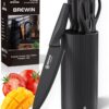 Limited Time Deal 50%OFF! Knife Set, Brewin Kitchen Knife Set, Knives Set for Kitchen