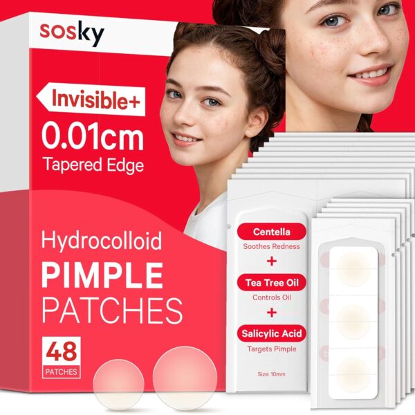 Limited Time Deal 44%OFF! Sosky Pimple Patches for Face