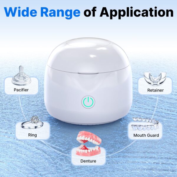 Limited Time Deal 40%OFF! Ultrasonic Retainer Cleaner - UV Dental Cleaner - Image 8
