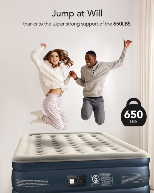 Limited Time Deal 40%OFF! iDOO Queen Air Mattress with Built in Pump - Image 5