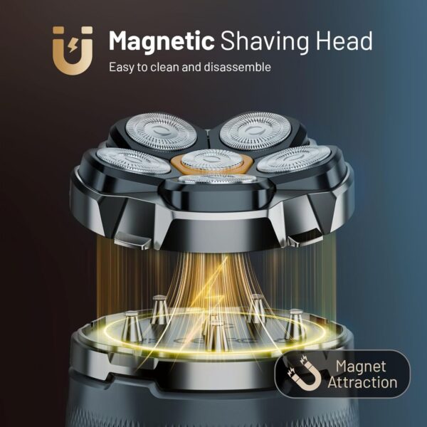 Limited Time Deal 64%OFF! Head Shavers for Bald Men,Rechargeable Electric Razor - Image 6